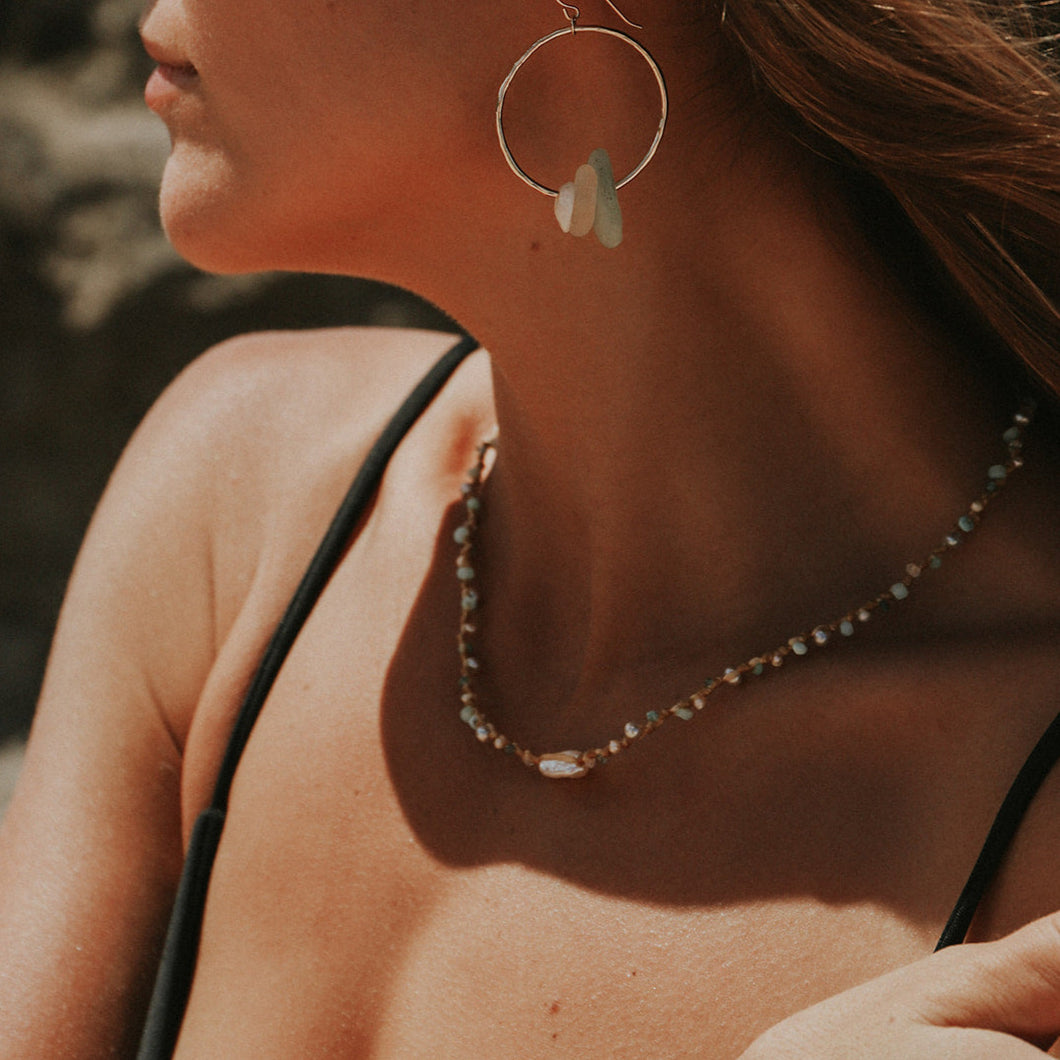 Beach Girl Treasure Necklace Lux