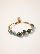 Load image into Gallery viewer, Woven Tahitian Pearl Lux Bracelet
