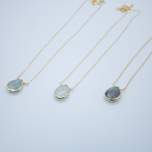 Load image into Gallery viewer, Bezeled Gem Necklace
