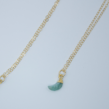 Load image into Gallery viewer, Mini Gem Moon Necklace
